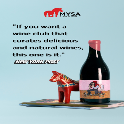 featured in media & pr ad template — Mysa Natural Wine