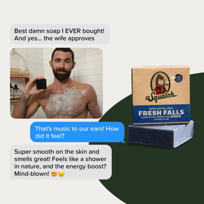 endorsement testimonial ad template — Dr Squatch