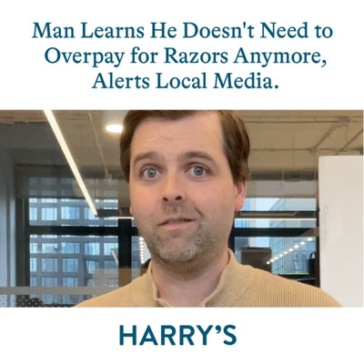 release new ad template — Harry's