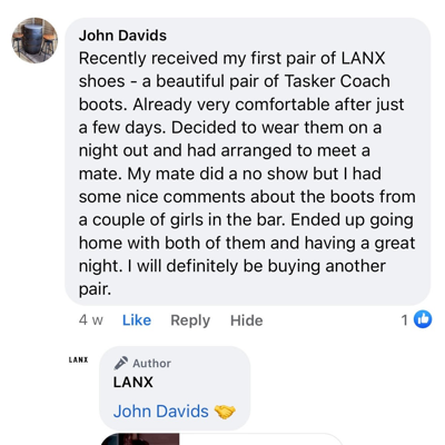 TikTok social ad template — Lanx