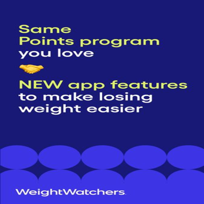 just launched new ad template — WeightWatchers