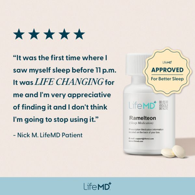 review testimonial ad template — Life MD