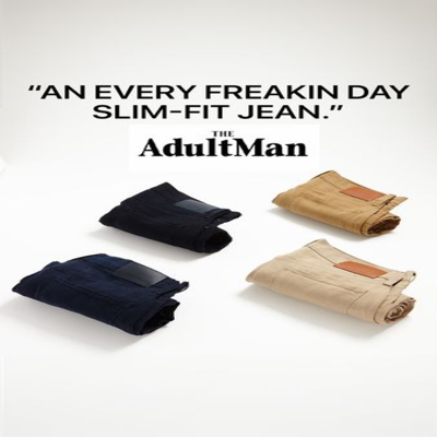 review testimonial ad template — The Adult Man