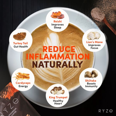 value proposition benefits ad template — Ryze Superfoods