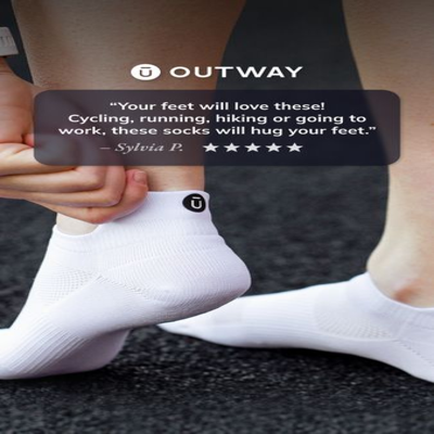 feedback testimonial ad template — Outway Socks