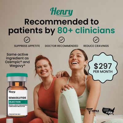 selling point benefits ad template — Henry Meds
