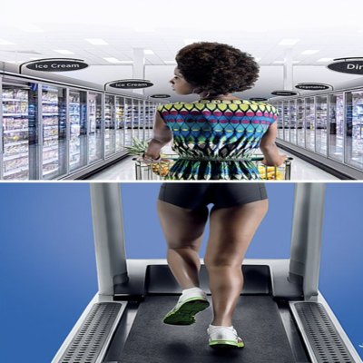 layout collage ad template — Anytime Fitness