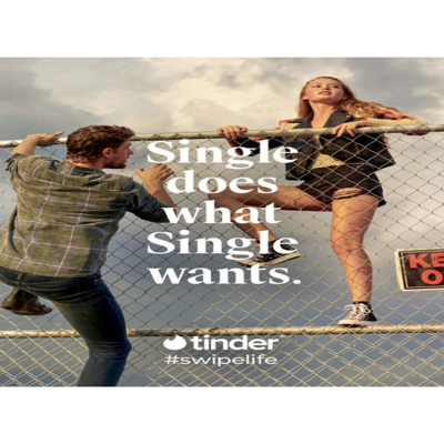 news coverage media & pr ad template — Tinder