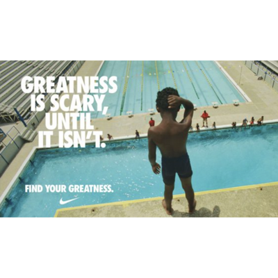 editorial media & pr ad template — Nike