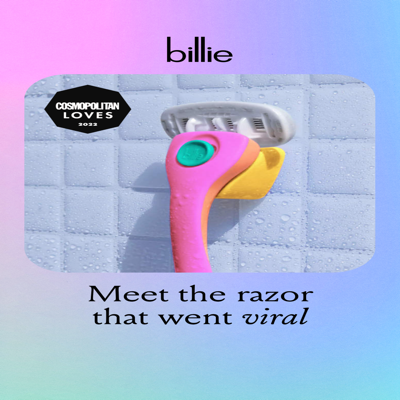 as seen in media & pr ad template — Billie