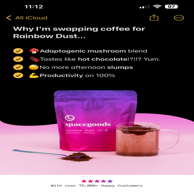 bestseller social proof ad template — Spacegoods