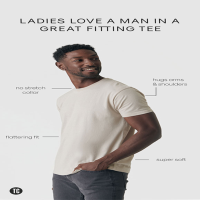 as seen in media & pr ad template — True Classic Tees