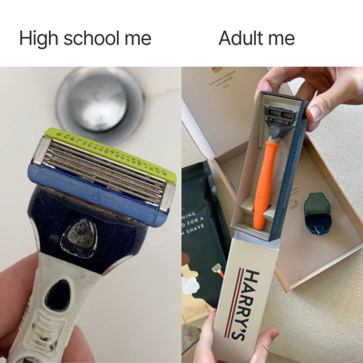 competitor comparison ad template — Harry's