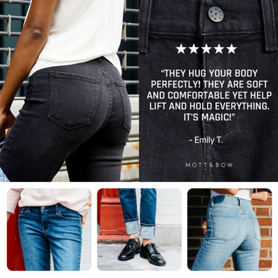 customer count social proof ad template — Mott & Bow