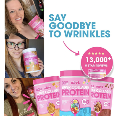 customer count social proof ad template — Obvi