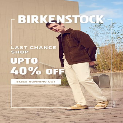 flash sale offer ad template — Birkenstock