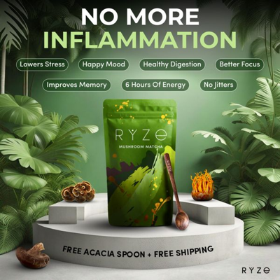 value proposition benefits ad template — Ryze Superfoods