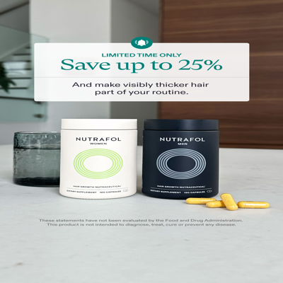 flash sale offer ad template — Nutrafol