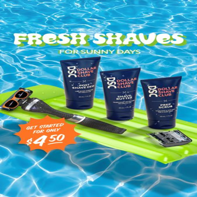 deal offer ad template — Dollar Shave Club