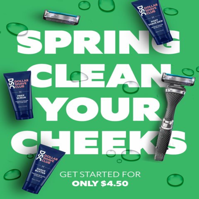 new launch new ad template — Dollar Shave Club