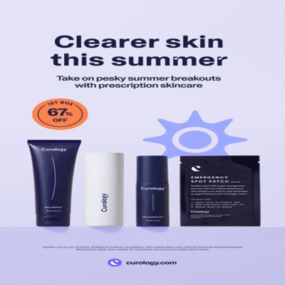 sale offer ad template — Curology