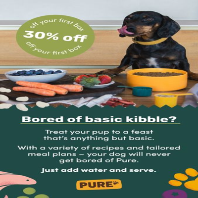 flash sale offer ad template — Pure Pet Food