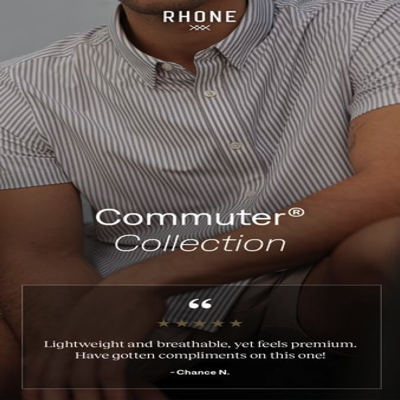 customer quote testimonial ad template — Rhone