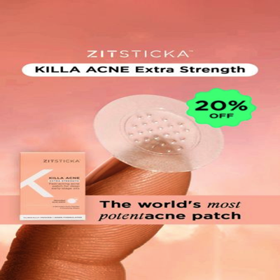 as seen in social proof ad template — ZitSticka