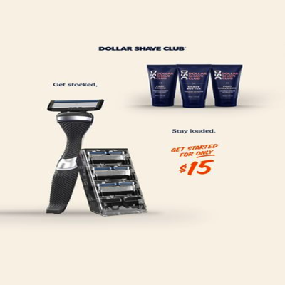 deal offer ad template — Dollar Shave Club