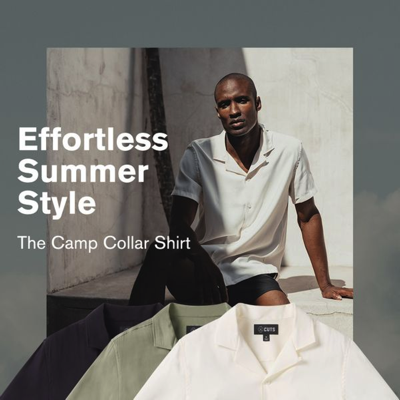 editorial collage ad template — Cuts