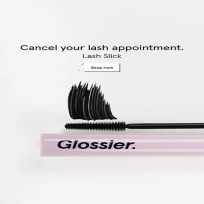 catalog product suite ad template — Glossier