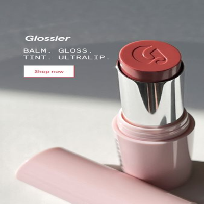 catalog product suite ad template — Glossier