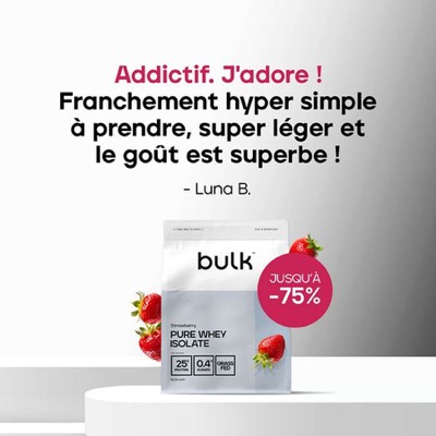 social proof testimonial ad template — Bulk