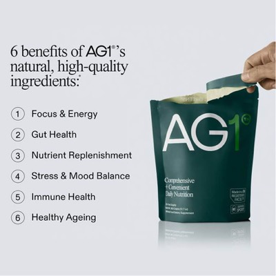 selling point benefits ad template — AG1 by Athletic Greens