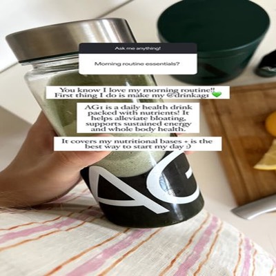 native ad social ad template — AG1 by Athletic Greens