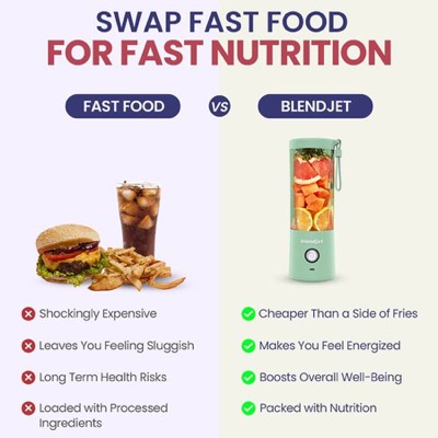 side by side comparison ad template — BlendJet