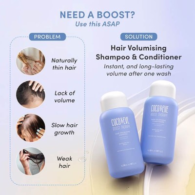 value proposition benefits ad template — Coco & Eve