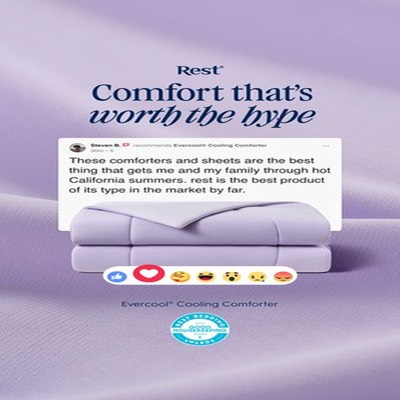 customer quote testimonial ad template — Rest