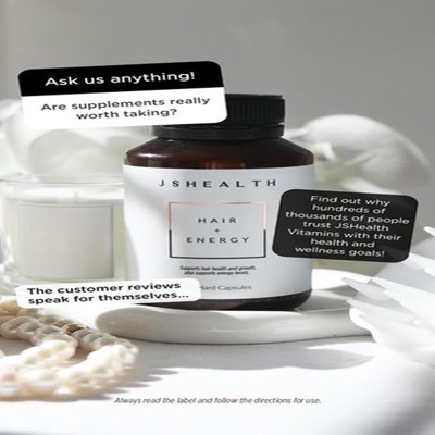 organic style social ad template — JSHealth Vitamins