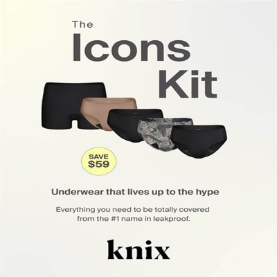 flash sale offer ad template — Knix