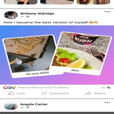 organic style social ad template — Obvi