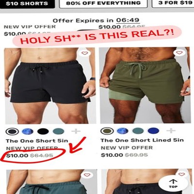 coupon offer ad template — Fabletics Men