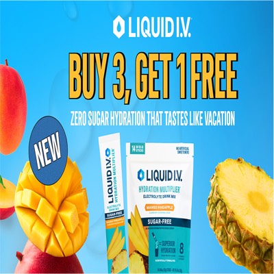 promotion offer ad template — Liquid I.V.