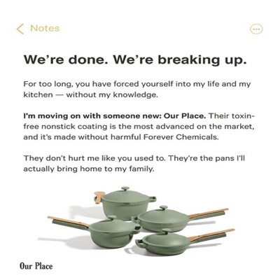 new launch new ad template — Our Place