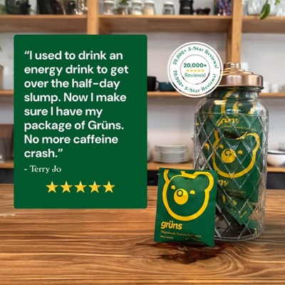 customer quote testimonial ad template — Gruns