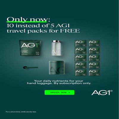 deal offer ad template — AG1 by Athletic Greens