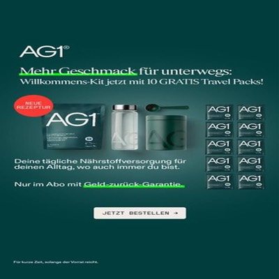 flash sale offer ad template — AG1 by Athletic Greens